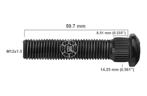 Birlo P/toyota Camry, Corolla M12-1.5 X 59.7 Mm, 20pzs Foto 2