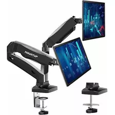 Soporte Monitor Doble Resorte De Mente Ajustable Sopor...