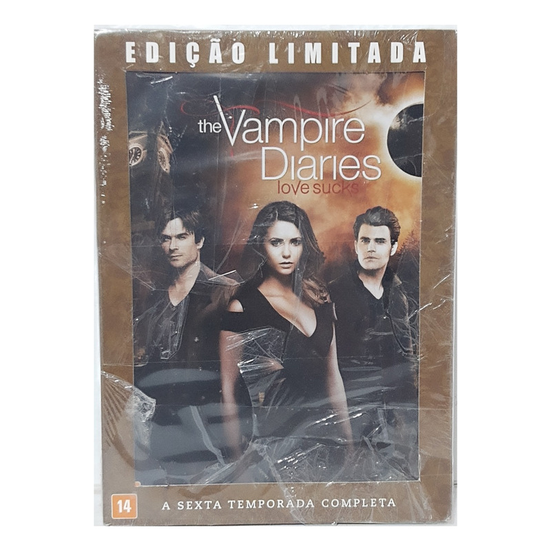 DVD BOX The Vampire Diaries - Diários de um Vampiro 1ª a 4ª Temporada ( 4  BOX Com Luvas -20 Discos) USADOS ÓTIMO ESTADO