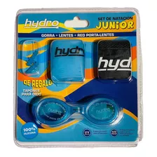 Set Natación Junior Hydro®: Lentes + Gorra + Tapones Oído