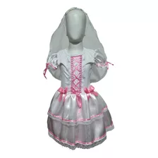 Vestido Noivinha Junino Infantil