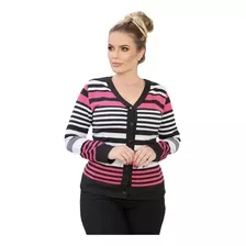 Blusas Feminina Casaco Cardigan Trico Tamanho G 