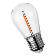 Lampara Mini Edison Vintage Led Color 1w Naranja