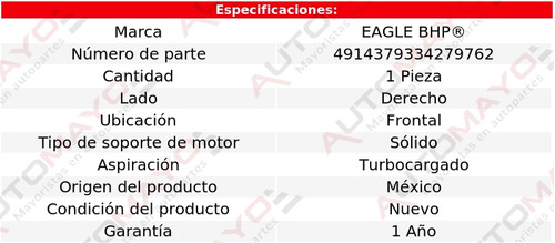 Soporte Tacn De Motor Del Der S60 5 Cil 2.0l Turbo 01-09 Foto 4