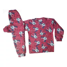 Pijama De Inverno Conjunto De Soft Infantil Personagens 2-8