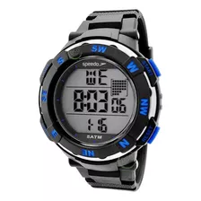 Relógio De Pulso Digital Masculino Esportivo Speedo Original Cor Da Correia Preto Cor Do Bisel Preto Cor Do Fundo Verde-musgo