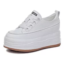 Sapatos Casuais Brancos | Aumento Da Altura Interior