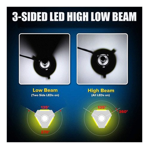 Led Headlight Kit 9007 6500k High/low White Light 2024 Foto 5