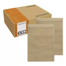 Envelope A4 Pardo 229 X 324 Mm Skn 32 Kraft 250 Unidades