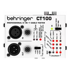 Probador De Cables 6-en-1 Behringer Ct100