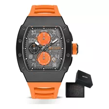 Relógio De Silicone Esportivo Luminoso Com Cronógrafo Megir