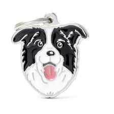 Chapa Perros My Family Friends Border Collie Grabado Gratis