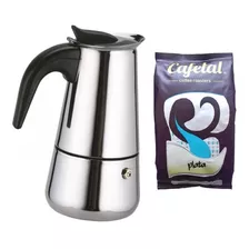 Pack Cafetera Moka 6 Tazas + Café Especialidad Balanceado 