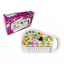 Piano Infantil Musical Som De Animais Fazenda Envio Imediato