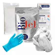 Alginato Molde Kit Biojel Manos 3d Yeso Con Medidas Y Manual