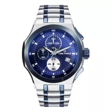 Reloj De Pulsera Time Force Para Caballero Tf5021mab-03m