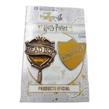 Pin Harry Potter Headboy + Prefecto Hufflepuff Oficial