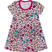 Kit Lote 5 Vestido Infantil Menina Roupa Feminina Atacado