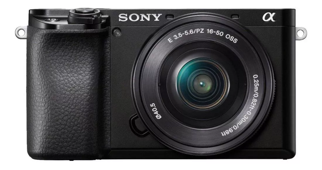  Sony Alpha Kit 6100 + Lente 16-50mm F/3.5-5.6 Oss Ilce-6100l Sin Espejo Color Negro