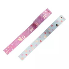 Fita Washi Tape Love Flowers Molin 7 - 2 Un - Wt1