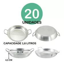 Kit De 20 Panelinhas Pergaminho Para Gratinados Restaurante