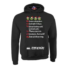 Sudadera Hoodie Grinch Calendario Adulto / Niño