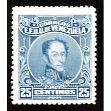 Venezuela, Sello Yv. 148b Bolivar 25c Dentado 14 Nuevo L6838