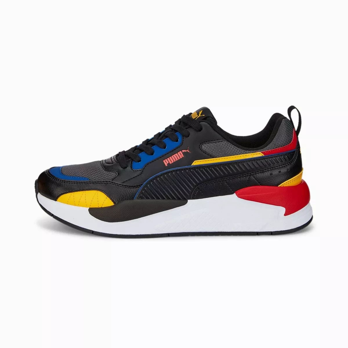 Tenis Para Hombre Puma X-ray 2 Square Color Dark Shadow/puma Black/spectra Yellow/limoges/high Risk Red - Adulto 25 Mx