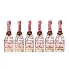 Champagne Veuve Du Vernay Brut Rosé Caja X 6 Bot Francia