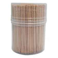 Kit C/ 500 Palito De Dente Bambú 6.5 Cm Estilo Japonês 500un