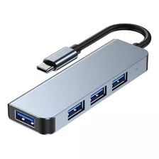 Adptador Usb C Com 4 Portas Usb Macbook Air Pro iMac 4x1