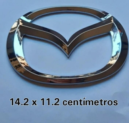 Logo Mazda 3 Frontal Nuevo 14.2 X 11.2 Centmetros  Foto 2