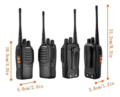 10 Radios Baofeng Walkie Talkies Bf-888s Manos Libres Kit 10 Foto 2