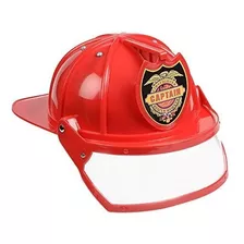 Accesorio Disfraz Niño - Aeromax Bombero Casco Con Visera Mó