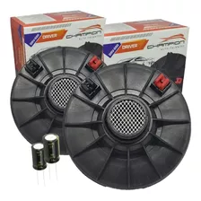 Kit Draiver Para Corneta Com 8 Ohms 200wrms O Par + 2 Brinde