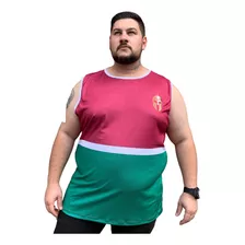 Camisa Uv Regata Masculina Plus Size Dry Guerreiro Tricolor