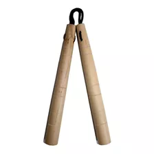 Nunchakus Chacos Artesanales Redondo Natural - Kobudo 