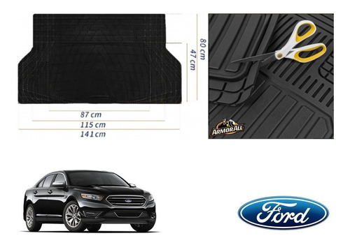 Tapetes Uso Rudo + Cajuela Ford Taurus 2015 A 2020 Armor All Foto 3