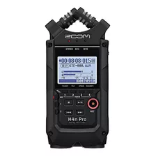 Gravador Áudio Zoom H4n Pro Digital Handy Recorder 4 Canais Cor Preto
