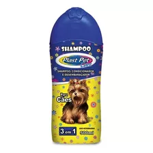 Shampoo 3 Em 1 Plast Pet Care Desembaraçador 500ml