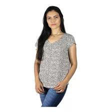 Blusas Camiseta Feminina Gola V Básica