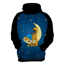 Blusa Moletom Garfield Dormindo Soneca Pijama 2