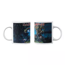 Tazones Tazas Blancas Iron Maiden The Final Frontier Rock