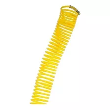 Manguera Compresor Resorte Espiral Aire 15m 1/4 300 Psi Lion Color Amarillo