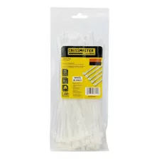 Precintos Nylon Crossmaster 9967605 2.5x100mm Blancos 100u Color Blanco