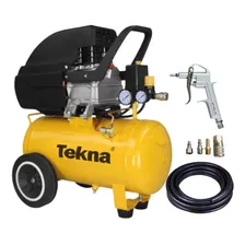 Compressor De Ar Tekna Cp8525 C/mangueira E Kit De Engate