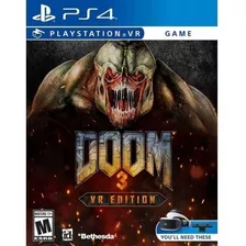 Doom 3: Vr Edition Ps4 - Físico - Bethesda -asiashop