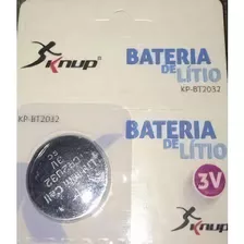 Pilha Knup Lithium Cr2032 Botão