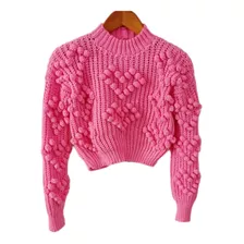 Sweater Corazones Tejido A Crochet
