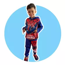 Conjunto Moletom Infantil Filme Aranha Agasalho 